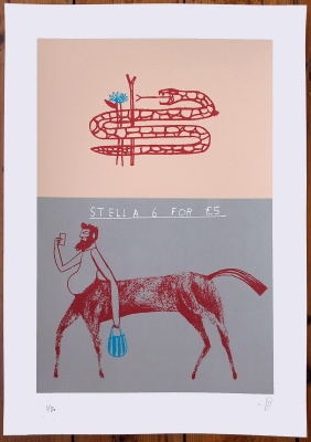 ''Stella'' limited edition screenprint by David Bray
