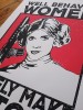 ''Well behaved women...'' screenprint of Princess Leia by Barry D Bulsara