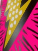 ''Fairground lightning (neon pink)'' limited edition screenprint by Gareth Williams