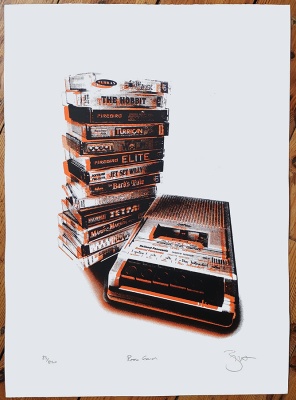 ''Retro Gamer'' limited edition screenprint by Barry Bulsara