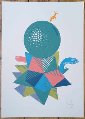 ''The Donkey Leap'' limited edition screenprint by James Green