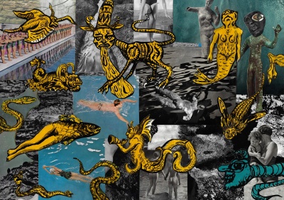 ''Gods of the Sea'''' giclee print by Shaun Caton and KEELERTORNERO