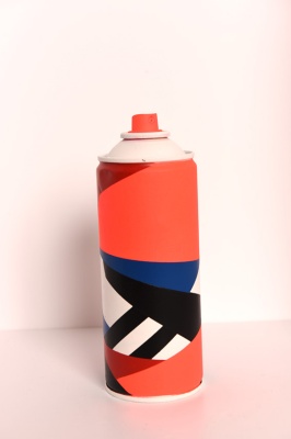 ''No Pressure 1'' customised empty spray can by Mark McClure