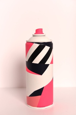 ''No Pressure 2'' customised empty spray can by Mark McClure